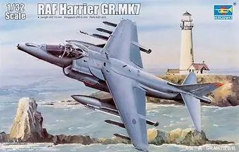 02287 1/32 Uçak Modeli RAF Harrıer GR. MK7 Saldırgan Savaşçı Savaş Uçağı Trompetçi TH09067-SMT2