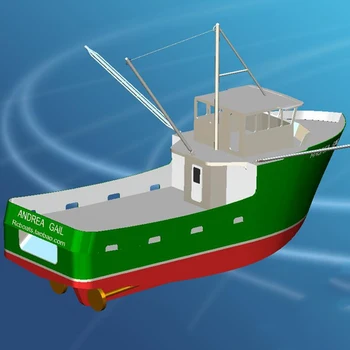 1/25 Simülasyon Trol Modeli 756mm Gövde Çift motorlu Tasarım Gemi Modeli DIY Montaj Ahşap Kiti