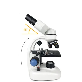 1000 kez 115RT binoküler geniş açılı mikroskop, ışık kaynağı ile yüksek çözünürlüklü yüksek büyütme