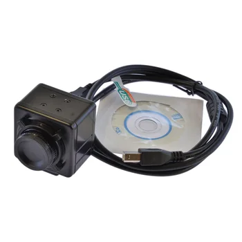 2.0 MP USB Mikroskop Kamera Endüstriyel Mikroskoplar USB Kamera 100X zoom objektifi Masa Standı Kalibratör Ölçüm Kamera