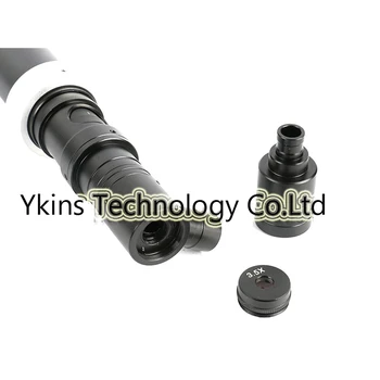 200X-1000X Zoom Stereo mikroskop kamera koaksiyel ışık monoküler C-mount Lens + odaklama kaldırma braketi Standı