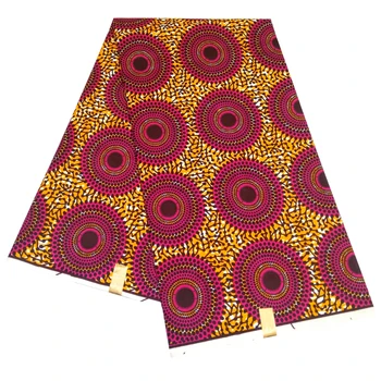 2020 Sıcak Satış Balmumu Africain Polyester Kumaş Bazin Afrika Balmumu Giyim Ankara Kumaş düğün elbisesi için