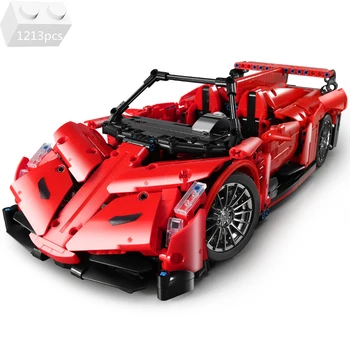 2021 YENİ Yüksek teknoloji Süper Spor Araba 1: 14 Modeli Yapı Taşları Kiti Tuğla Lamborghinies Venenoed Klasik Yarış çocuk Oyuncakları Hediyeler