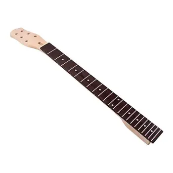 22 Fret Akçaağaç Ahşap Gitar boyun Klavye Elektro Gitar DIY Parçaları için