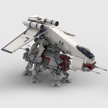 2325 Adet MOC-87849 Combo AT-TE+Droopship Uzay Savaşları Uçak ve Askeri Nakliye Robotu (Brick_boss_pdf tarafından Tasarlanmıştır)