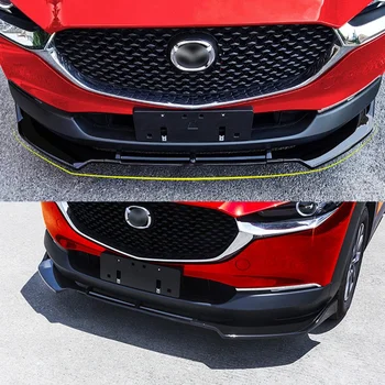 3 ADET Araba Ön ÖN TAMPON Altında Paneli Tampon Kürek Dudak Spoiler Araba Aksesuarları Mazda CX-30 2020