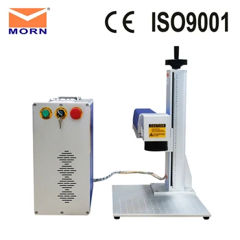 30 W fiber lazer işaretleyici makinesi mini fiber lazer işaretleme makinesi 7000 mm / sn