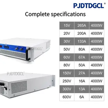 4000 W dijital ekran kaynağı Ayarlanabilir Anahtarlama DC Power15V24V30V36V48V60V80V485 Iletişim Analog kontrol çıkış fonksiyonu