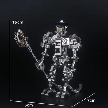 434 Adet Yaratıcı Metal Mekanik Kurban 3D DIY Bulmaca Modeli Kiti Montaj Jigsaw El Sanatları Ev Dekorasyonu için