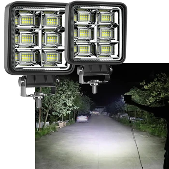 48 W LED iş lambası şeridi Off Road 12 V 24 V Spot led ışık çubuğu Kamyon SUV 4WD 4x4 Tekne ATV Jeep Traktör sis Lambası