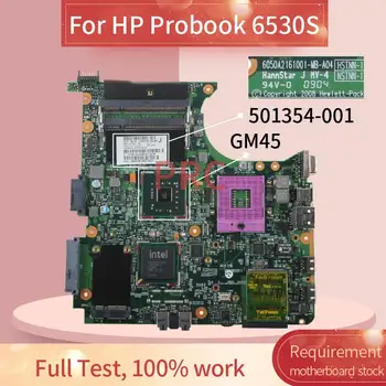 501354-001 İçin HP Probook 6530 S Laptop anakart 6050A2161001-MB-A04 GM45 DDR2 Dizüstü Anakart