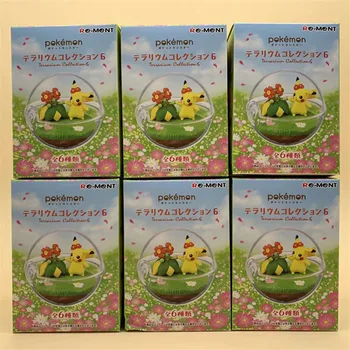 6 ADET / takım 5 CM POKEMON Pikachu Anime Gacha Bebek Magnemite Kör Kutusu Sevimli Hediyeler için Çocuk Koleksiyonu