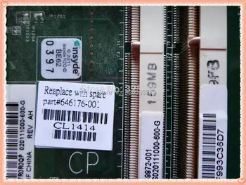 646176-001 İÇİN HP CQ57 DİZÜSTÜ HP CQ43 Anakart HM55 HD6370 512 DDR3 Anakart tam test