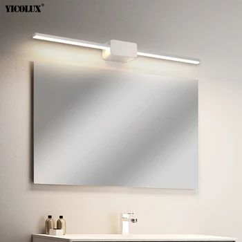 7w Morden akrilik ayna ışık LED banyo duvar lambası siyah beyaz renk iç aydınlatma