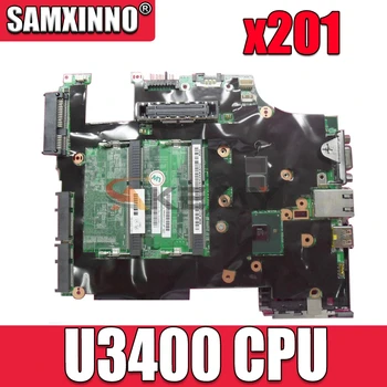 Akemy FRU 75Y4901 Laptop Ana kurulu Için Lenovo Thinkpad x201 anakart Intel U3400 cpu teknede DDR3