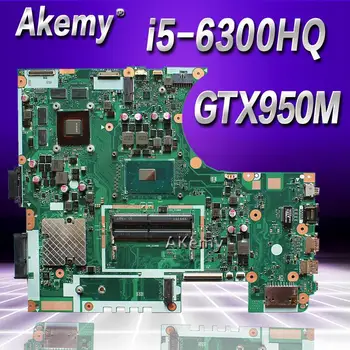 Akemy N752VX I5-6300HQ CPU GTX950M anakart REV2. 0 Asus N752V N752VX laptop anakart Çalışma Test
