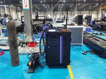 Alüminyum Bakır Paslanmaz Çelik CS 1000W için El Fiber Lazer Kaynak Makinesi