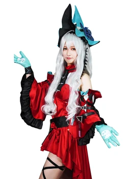 Anime!Arknıghts Skadi Gelgitler Altında Yozlaştırıcı Kalp Oyunu Suit Güzel Üniforma Cosplay Kostüm Cadılar Bayramı Partisi Kıyafet Kadınlar YENİ