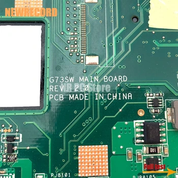 Asus G73SW anakart İçin NEWRECORD 60 - N3IMB1000 60-N3IMB1000-C08 B08 90R-N3IMB1000Y HM65 REV: 2.0 4 RAM yuvaları ana kurulu