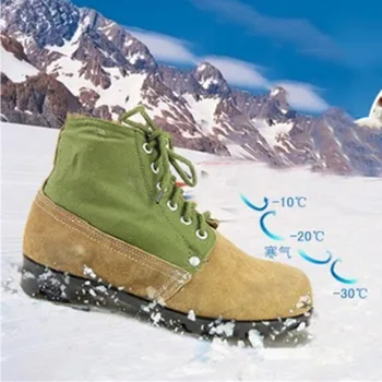 Açık Yürüyüş Diktatör Kar Botları Emek Sigorta Elli Yaşlarında Pamuk-yastıklı Erkek Soğuk geçirmez Sıcak Tutmak Saf Yün Ayakkabı