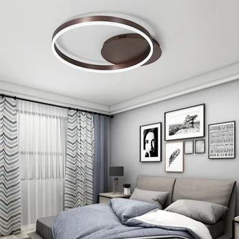 Basit kişilik led tavan lambası yaratıcı geometri ofis aydınlatma moda sanat modern yatak odası aydınlatması