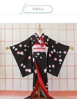 COS-HoHo [Özelleştirilmiş]Anime Demon Slayer: Kimetsu hiçbir Yaiba Kochou Shinobu Zarif Düğün Kimono Üniforma Cadılar Bayramı Rol Oynamak Takım Elbise