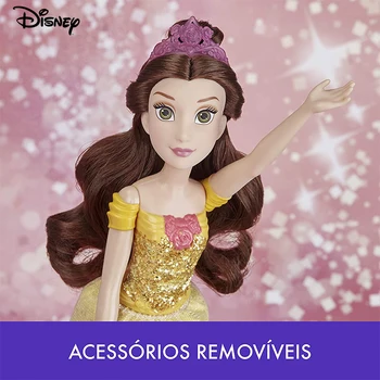 Disney Prenses Pırıltılı Serisi Belle Bebek Orijinal Karakter Belle Prenses Koleksiyon Eylem şekilli kalıp oyuncak Çocuklar için E4159