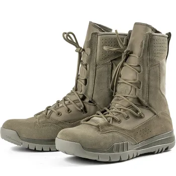 Erkek Açık Trekking Yürüyüş Savaş Taktik Çizmeler Ayakkabı Erkekler İçin Spor Ordu Askeri Bot Ayakkabı Adam 38/45