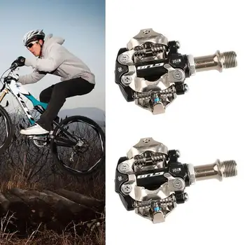GUB bisiklet pedalları MTB Kendinden kilitleme Rulmanlar Klipler Çift SPD Sistemi Ultralight Bisiklet Parçaları ZP-108S Dağ Bisikleti Aksesuarları