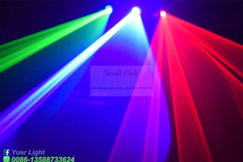Gösteri zamanı RGB Motor tarama lazer ışını ışık DMX DJ dans Bar kahve Noel ev partisi Disko etkisi aydınlatma ışık sistemi gösterisi