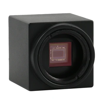 HD 1080 P 2.0 MP VGA Çıkışları Endüstriyel Video Mikroskop Kamera + 100X Zoom Lens ve Metal tutucu + 56 LED halka ışık