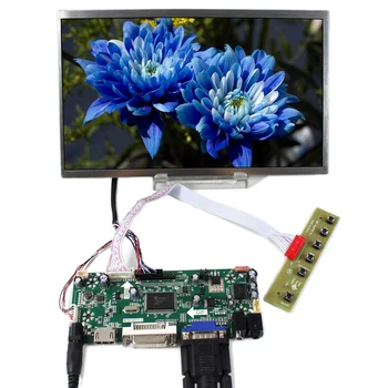 HD MI VGA DVI Ses LCD Denetleyici kurulu M. NT68676 HSD101PFW2 B101AW03 BT101IW03 10.1 inç 1024x600 lcd panel