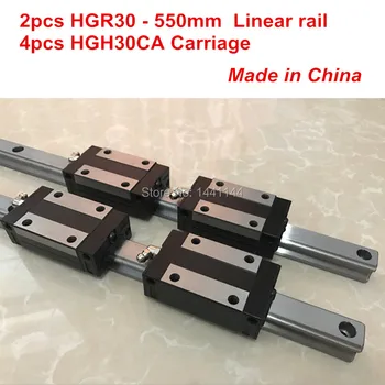 HGR30 lineer kılavuz: 2 adet HGR30-550mm + 4 adet HGH30CA lineer blok taşıma CNC parçaları