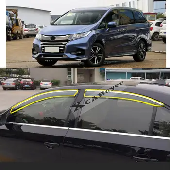Honda Odyssey için 2016 2017 2018 2019 2020 2021 Araba Sticker Plastik pencere camı rüzgar Siperliği Yağmur / Güneş Koruma Havalandırma