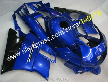 Honda için Fairing CBR 600 91 92 93 94 CBR600 1991 1992 1993 1994 F2 Laminer Akış Mavi Siyah Motosiklet Parçaları Set