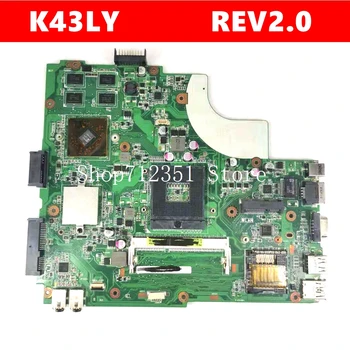 K43LY HD7400 Anakart ASUS İçin REV2. 0 K43LY A43LY X84HR K84HR Laptop Anakart HM65 DDR3 100 % Test ücretsiz kargo