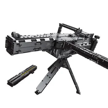 KALIP KRAL Motorlu Maxim Silah Silah Modeli setleri Montaj Yapı taşları Tuğla Oyuncaklar Hediyeler 14009