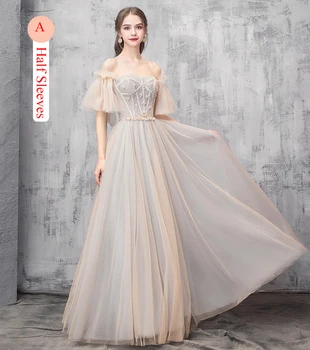 Kadınlar Uzun Gelinlik Modelleri Tatlı Gelin Konuk Balo Mezuniyet Vestidos Düğün Parti Robe elbise