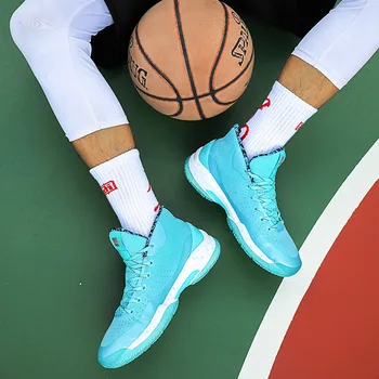 Kaliteli basketbol ayakkabıları Erkekler için Süperstar Erkek basketbol ayakkabıları Yüksek Basketbol Sneakers Nefes Spor Ayakkabı Spor Eğitmenler