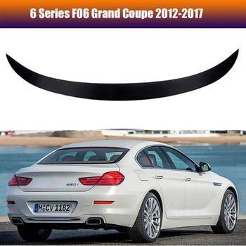 Karbon Fiber Arka Boot Dudak Kanat BMW için rüzgarlık 6 Serisi F06 Gran Coupe 2012-2017