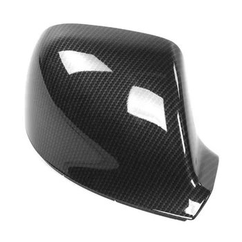 Karbon Fiber Stil Dikiz Aynası Kapağı Cap Konut Sol +Sağ Yan Transporter ıçin Fit T5 / T5.1 / T6 Araba aksesuarları