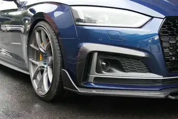 Karbon Fiber Ön Sis ışık Göz Kapakları Çerçeve Audi A5-Sline S5 2012-2019 ıçin 2 adet Ön Sis Lambası Kaşları Göz Kapağı Kapak