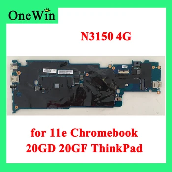 Krom N3150 4G için 11e Chromebook 20GD 20GF Lenovo ThinkPad Laptop Anakart DALI8BMB6H0 01AV966 01AV968