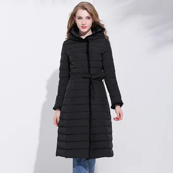 Kış kadın kapüşonlu ceket, yeni 2020, Kore uzun ceket, sıcak kadın ceketleri, markalı aşağı palto, k-8725,