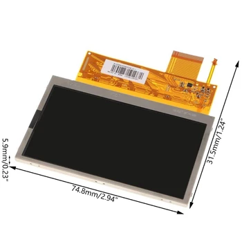 LCD ekran Paneli Yedek parça ile Arka Işık Elektronik Video Oyunları Onarım Aksesuarları PSP 1000 ile Uyumlu