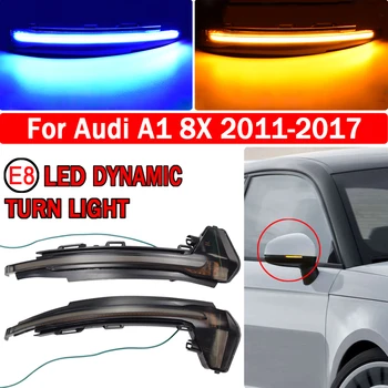 LED dinamik araba flaşör yan ayna Marker dönüş sinyal ışıkları lamba aksesuarları ıçin Audi A1 8X2011-2017