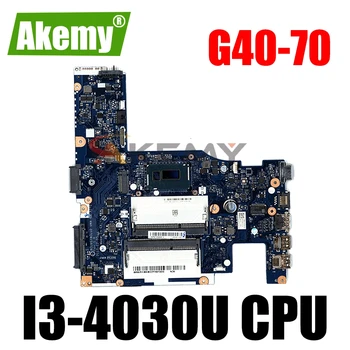 LENOVO IdeaPad G40-70 İçin Laptop anakart 14 ' inç Çekirdek İ3-4030U Anakart ACLU1 / ACLU2 NM-A272 5B20G36636 SR1EN CPU