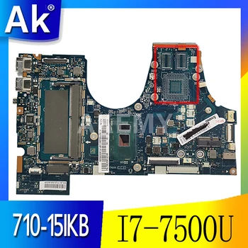 Lenovo Yoga için 710 - 15IKB Anakart CPU İ7-7500U BIUY2 Y3 LA-D471P FRU 5B20M14134 Kapsamlı-Test TAMAM
