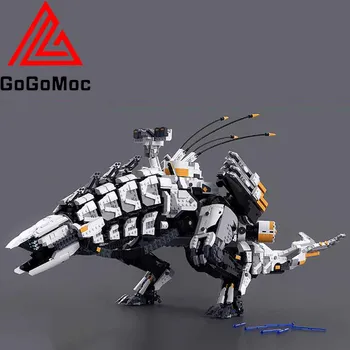 MOC Horizon Şafak Thunder Diş Thunder Blokları Yüksek Teknoloji Mekanik Dinozor Canavar Action Figure Tuğla Oyuncaklar Çocuk Hediyeler İçin