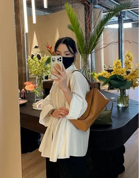 Moda Tote Çanta Kadın Gerçek Deri Geometrik Koltukaltı Çanta Rahat Tüm Maç Moda Çantalar ve Çanta Lüks Yastık Çanta